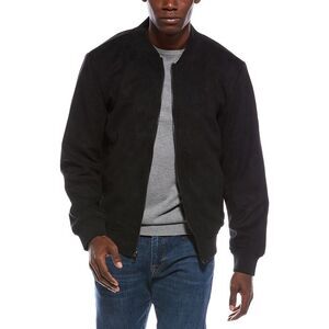 Slate & Stone Mens  Bomber Jacket, Black
